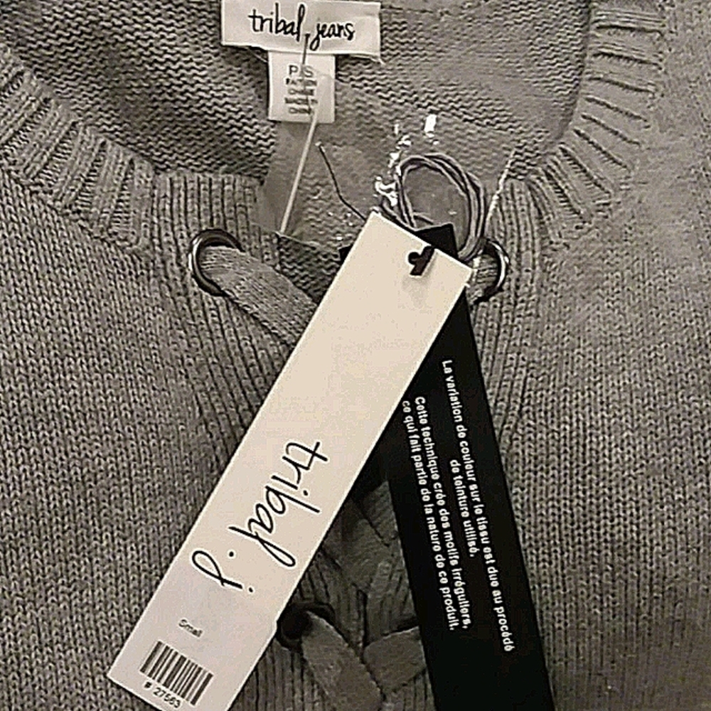 NWT Tribal Jeans Ombré Sweater Size P/S - Picture 8 of 8